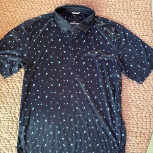 Mens Swannies Golf Polo iull-stretch provides flexibility and comfort for a full